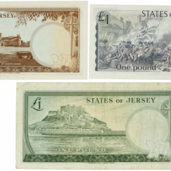 Jersey. 10 Shillings/2x 1 Pound. Banknote. Type 1963-1988. - Fine – UNC.