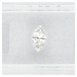 AIG-gecertificeerde marquise geslepen natuurlijke diamant 0.46 ct.