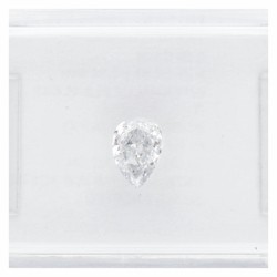 IGI-gecertificeerde 'variation' peervormig geslepen natuurlijke diamant 0.24 ct.