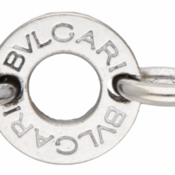 18 kt. Witgouden Bvlgari 'Charm' schakelarmband.