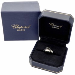 18 kt. Witgouden Bague Chopard 'Happy Diamonds' ring.