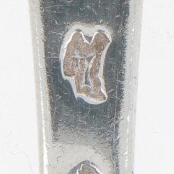 Lepel (Almenum Jan van der Geest 1784 - 1808) zilver.