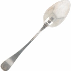 Lepel (Amsterdam Frederik Rudolf Precht I 1744-1787) zilver.