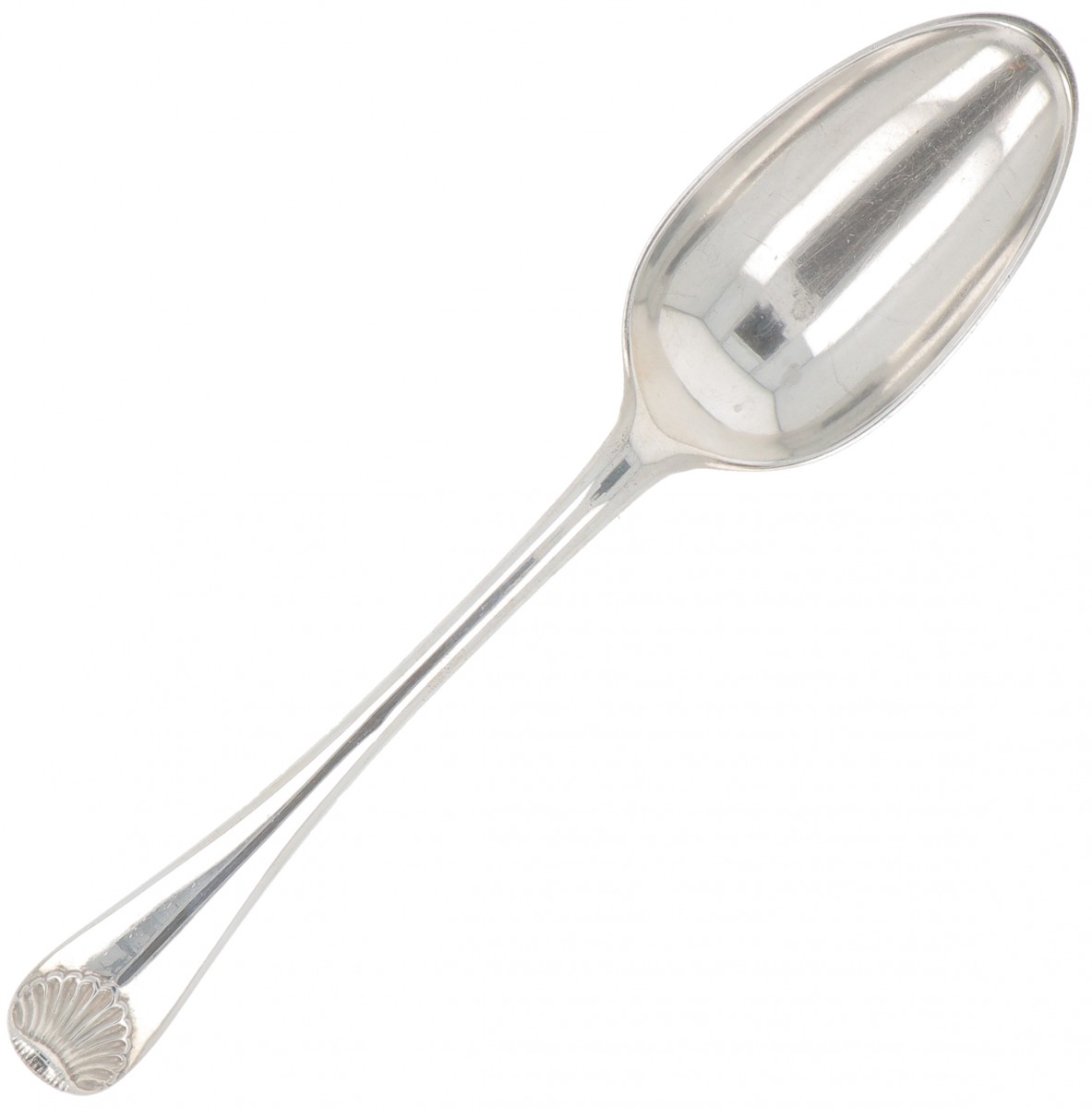 Lepel (Amsterdam Johan Diederik Sluyter 1720-1761) zilver.