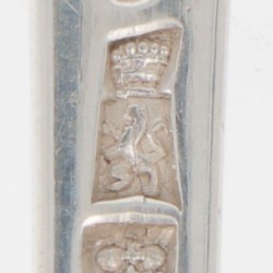 Lepel (Amsterdam Matthijs Woortman 1744-1799) zilver.