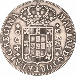 Portugal. Maria I. 480 Réis (400). 1793.