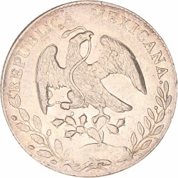 Mexico. Federal Republic. 8 Reales. 1896 Mo A.B.
