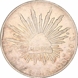 Mexico. Federal Republic. 8 Reales. 1896 Mo A.B.