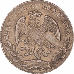 Mexico. Federal Republic. 8 Reales. 1883 Ca MM.