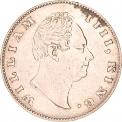 India. British colony. William IV. 1 Rupee. 1835.