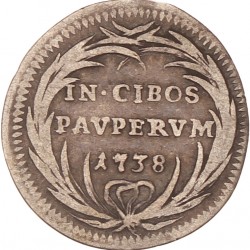 Italian States. Papal states. Clement XII. 1 Grosso. 1738.