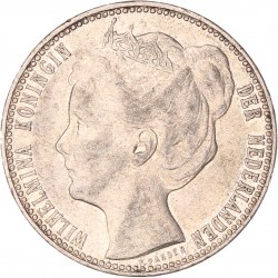 1 Gulden. Wilhelmina. 1901. Zeer Fraai / Prachtig.