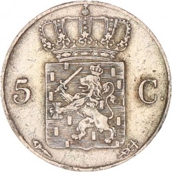 5 Cent. Willem I. 1827 U. Zeer Fraai +.
