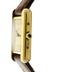 Cartier Tank Vermeil 66001 - Damespolshorloge - ca. 1985.
