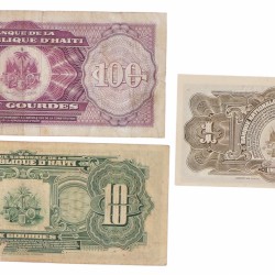 Haïti. Lot 12 notes. Banknote. Type 1987-2001. - Very good – UNC.