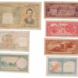 Vietnam. Lot 7 notes. Banknote. Type ND. - Very good – UNC.