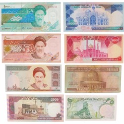 Iran. Lot 35 notes. Banknote. Type ND. - Good - UNC.