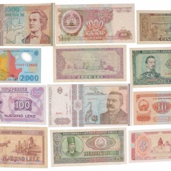 Romania. Lot 11 notes. Banknote. Type 1940-2000. - Very good – UNC.