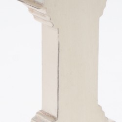 Miniatuur staand horloge zilver.