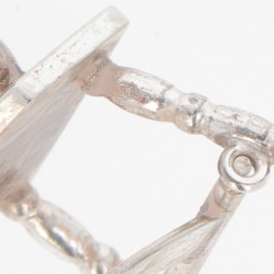 (2) delig lot miniaturen zilver.