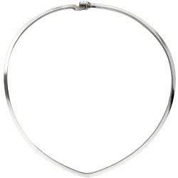 Zilveren Georg Jensen no.A1A modernistisch spang collier - 925/1000.