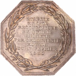 France. 1830. Commemorating the Royal Glassmaker.