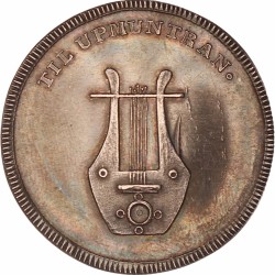 Sweden. N.D. Encouragement token for students of the Swedish Royal Music Academy.