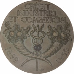 France. 1959. Centenary of the Crédit Industriel et Commercial.