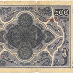 Nederland. 500 gulden. Bankbiljet. Type 1930. Type Stadhouder Willem III. - Fraai -.