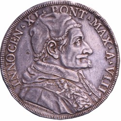 Italian states. Papal states. Innocent XI. Piastra. 1684.