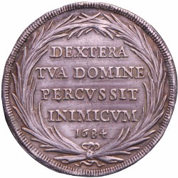 Italian states. Papal states. Innocent XI. Piastra. 1684.
