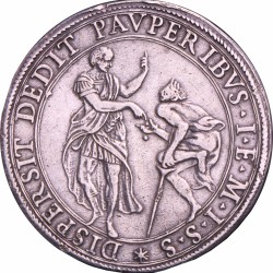 Italian states. Papal states. Alexander VII. Piastra. N.D. (1655–1667)