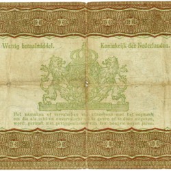 Nederland. 1 gulden. Zilverbon. Type 1938. - Fraai -.