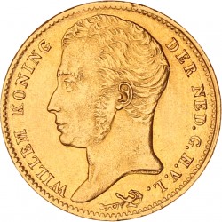 10 gulden goud. Willem I. 1830. Zeer Fraai / Prachtig.