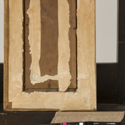 Spaanse School, eerste kwart 20e eeuw. Een Spaanse vrouw met waaier.