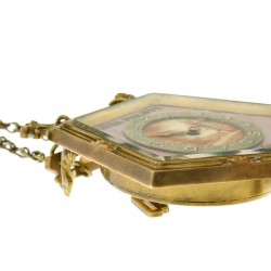 Tafelklok met opdruk Patek Philippe – Uurwerk Brevette – ca. 1950.