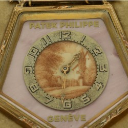 Tafelklok met opdruk Patek Philippe – Uurwerk Brevette – ca. 1950.