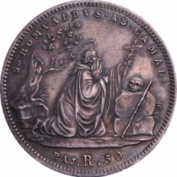 Italian states. Papal states. Gregory XVI. 50 Baiocchi. 1834.