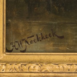 Hermanus Willem Koekkoek (Amsterdam 1867 -  1929), Kurassiers op verkenning.