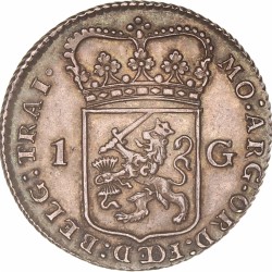 1 gulden -generaliteits-. Utrecht. 1793. Zeer Fraai +.