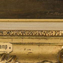 J. van Haverkamp, 19e/20e eeuw. "La peur de la réprimande".