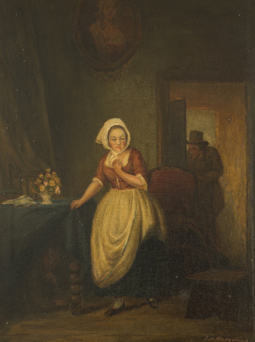 J. van Haverkamp, 19e/20e eeuw. "La peur de la réprimande".