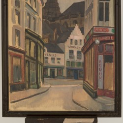 Emile Feront XIX / XX, Een straatje te Antwerpen (?).
