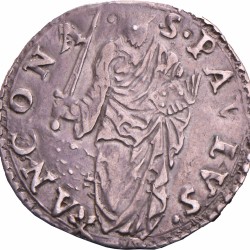 Italian states. Papal states - Ancona. Paul IV. Giulio. N.D. (1555-1559).