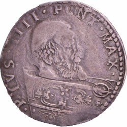 Italian States. Papal states - Bologna. Pius IV. Bianco. N.D. (1559-1565).