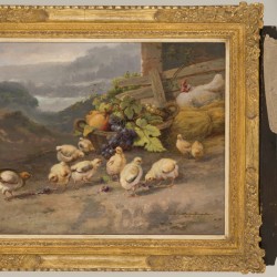 Antoinette van Leemputten (1875 - 1906), Moederkip en kuikens.