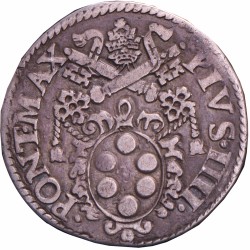 Italian states. Papal states - Ancona. Pius IV. Testone. N.D. (1559-1565).