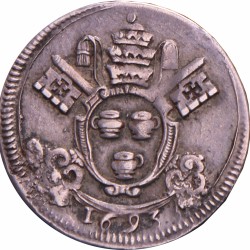 Italian states. Papal states. Innocent XII. Grosso. 1693.