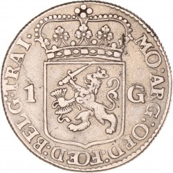1 Gulden -generaliteits-. Utrecht. 1764. Zeer Fraai.
