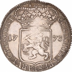 Zilveren Dukaat. Zeeland. 1773. Zeer Fraai +.